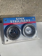 Kitchen Sink 3-1/2" Stainless Steel Drain Assembly With Strainer Basket 2-PACK