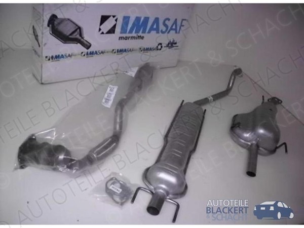 Imasaf Auspuffanlage Komplett+Kat für Opel Astra G Caravan 1.6 16V+1.8 16V 98-00-image