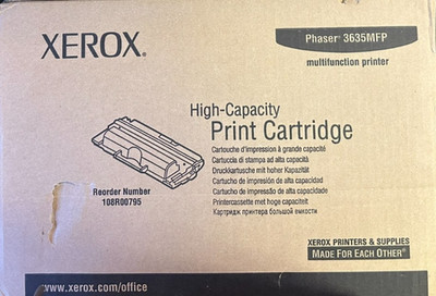 New Genuine Xerox Phaser 3635MFP 108R00795 High-Capacity Print Cartridge