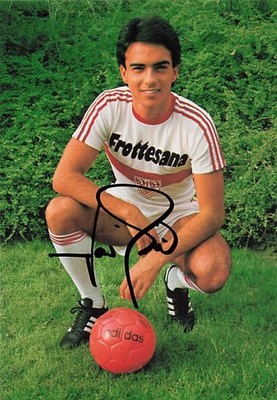 Hansi Müller UH-VfB Stuttgart original signed autograph card 9728 M