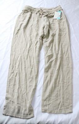 Splendid Women's Solid Drawstring Waist Naomi Pants EJ3 Fawn Size XL NWT