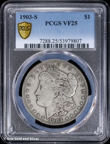 1903-S $1 Morgan Silver Dollar PCGS VF25