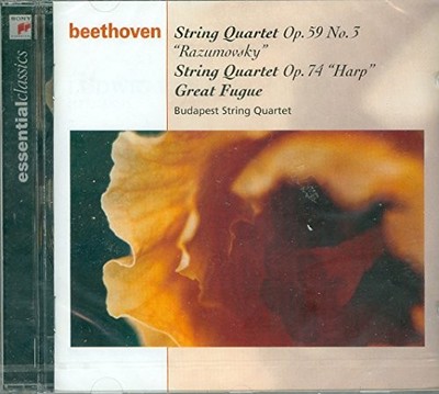 Beethoven: String Quartets Op. 59, No. 3, Op. 74: Harp, Great Fugu... -  CD 0EVG