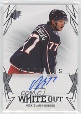 2022-23 SPx White Out Rookie Auto Nick Blankenburg #WOR-NB Auto 15wf