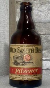 Old South STEINIE BEER BOTTLE Old South Brewing Co., Statesville, NC. IRTP-1937