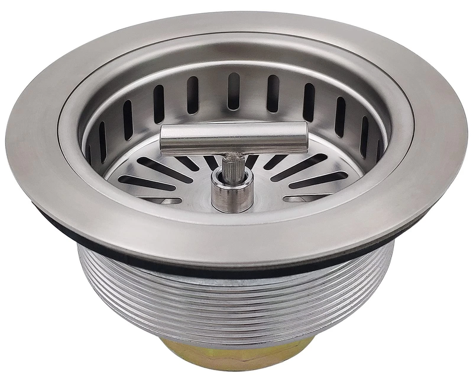 3-1/2 Inch Brushed Nickel Kitchen Sink Strainers Stainless Steel Drain Basket
Opens in a new window