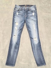 Jeans-Womans-7 For All Mankind-Ankle Skinny-Mid-Rise-Women's