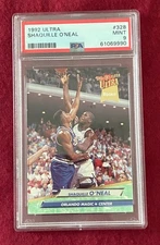 1992-93 Fleer Ultra #328 SHAQUILLE O'NEAL PSA 9 (RC)