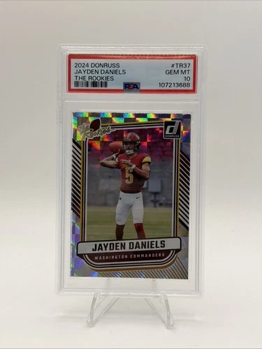 2024 PANINI DONRUSS THE ROOKIES JAYDEN DANIELS ROOKIE RC PSA 10