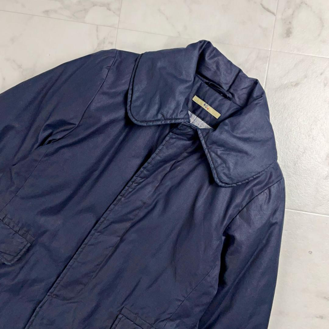 45R Indigo Roller Oxford Coat, navy blue, size 3*WC132 L77 45R Indigo Roller Oxford Coat, navy blue, size 3*WC132 L77