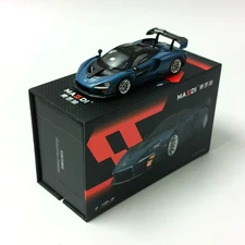 1:64 McLaren Senna Blue Super Car Alloy Model Diecast Detailed Collectible