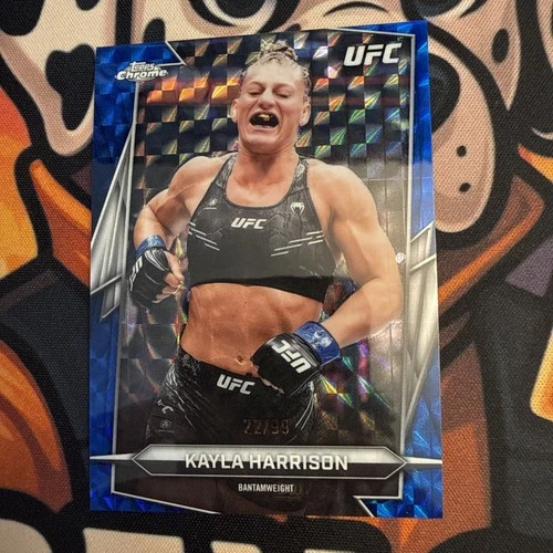 Topps 2026 Chrome UFC Kayla Harrison Geometric 22/99 #55 MMA Card