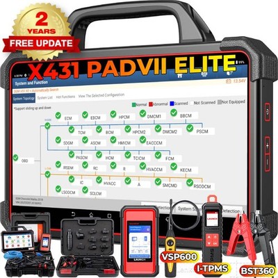 2026 LAUNCH X431 PAD VII PAD 7 Elite Pro OBD2 Diagnosegerät i-TPMS BST360 VSP600