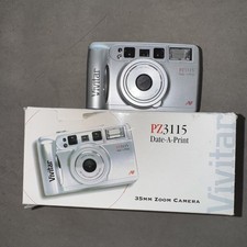 Vivitar PZ3115 Date-A-Print Zoom 35mm Point Shoot Film Camera -for parts only-