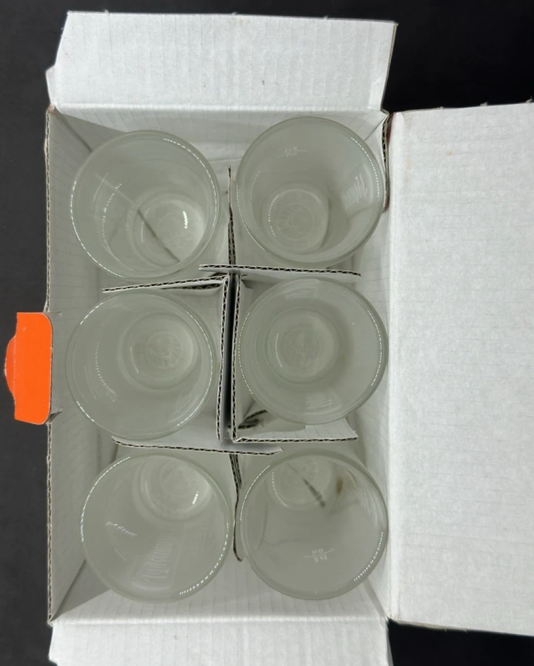 Jägermeister Shotgläser 6er Set 2 cl Milchglas frosted Kurze Stamperl Party Shot - Bild 4 von 4