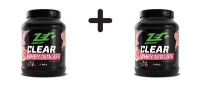 2 x Zec+ Clear Whey Isolate (450g) Pink Grapefruit (72,17 EUR/kg)