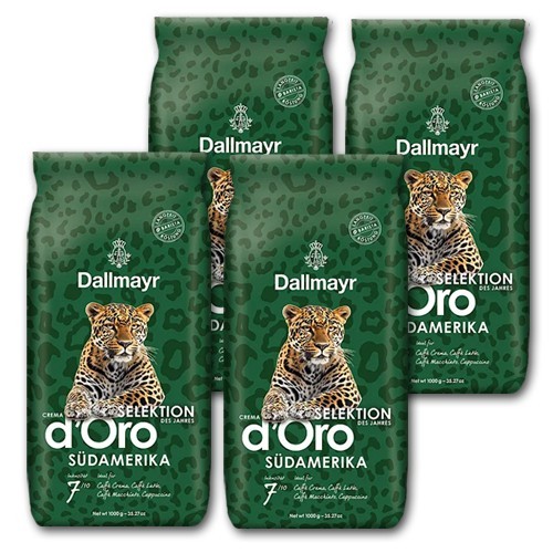4 KG Dallmayr Crema D'oro SüDamerika Kaffeebohnen | Selektion Des Jahres 2026-image