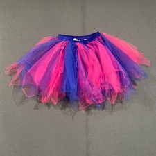 New Tutu Skirt Women Size M Pink Blue Purple Layered Tulle Rave Festival