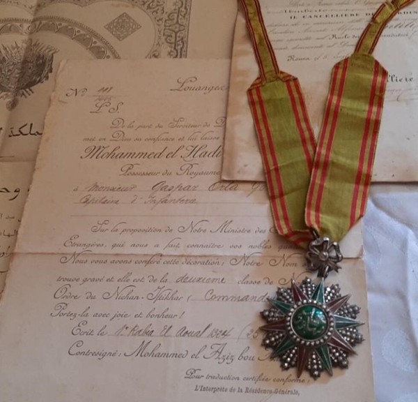 Medalla ORDEN del MÉRITO del REINO TÚNEZ