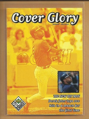 DEREK JETER 1999 UD Choice Cover Glory Insert card # 33 New York Yankees MLB