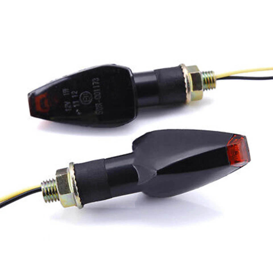 Motorcycle LED Turn Signal Indicator Lights For Ducati Monster 696 796 1200 1100 - Image 4 of 4