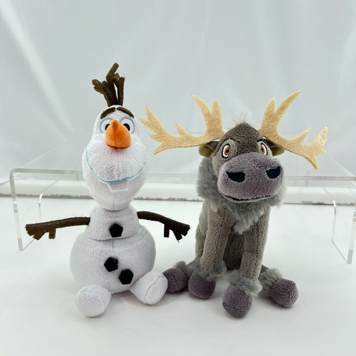 Juguetes de peluche Disney Frozen TY muñeco de nieve y reno Sven de 7" de | eBay