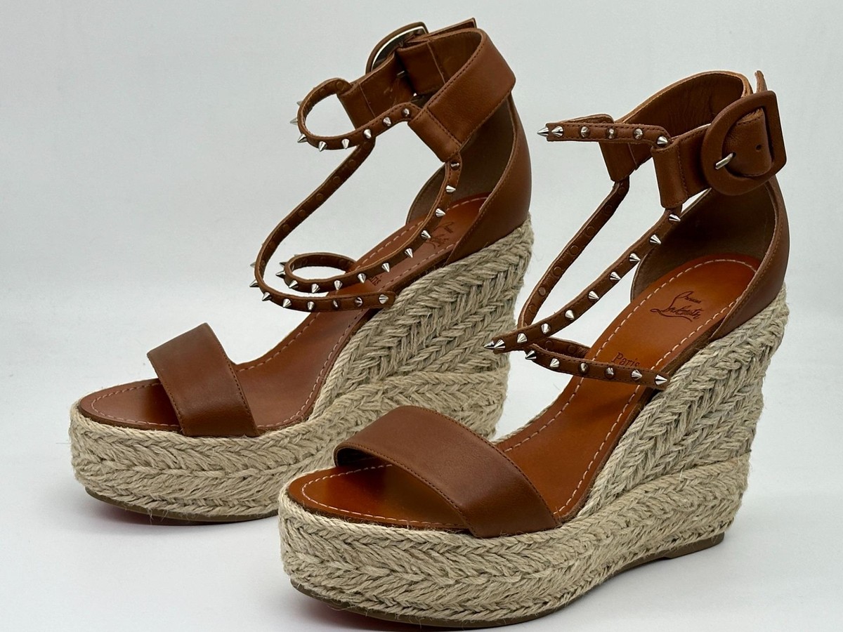 Christian Louboutin CHOCAZEPPA Spikes 120 Platform Wedge Christian Louboutin CHOCAZEPPA Spikes 120 Platform Wedge
