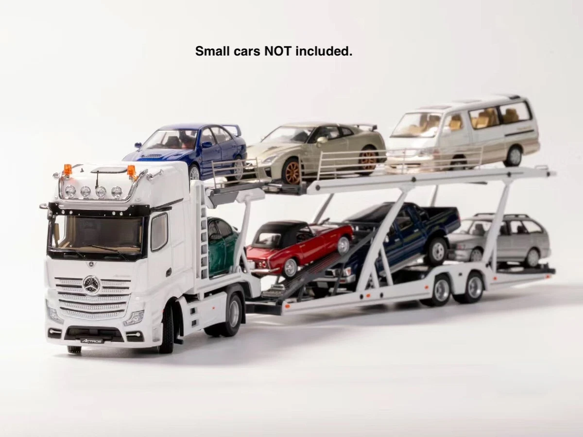 Unique Model×Tiny 1:64 MB Actros Double decker trailer Model