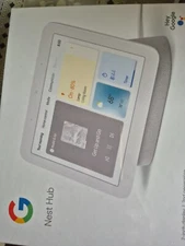 Nest Hub 7” GA01331 Smart Display w/ Google Assistant (2nd Gen) Chalk