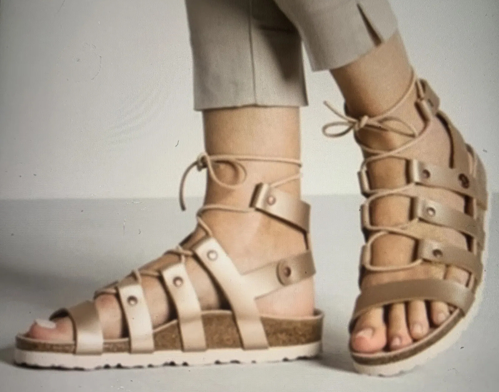 Birkenstock | Shoes | Birkenstock Athen Gladiator Sandals Size 36 Narrow  Black Leather | Poshmark