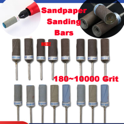 Sandpaper Sanding Bars Rod Stick Abrasive Polishing Rotary Tools 180~10000 Grit