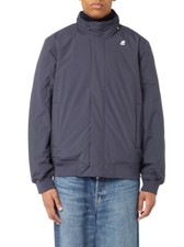 Giubbotto K-Way da uomo in tessuto nylon ripstop, colore Blu Modello: K3127SW...