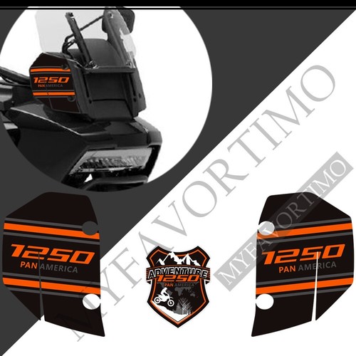 For HARLEY Pan America 1250 Wind Deflector Fuel Tank Pad Stickers 2020 2021 2022 - Picture 2 of 19
