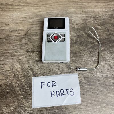 RCA Small Wonder EZ201A White USB 1.5'' LCD Compact Video Camcorder For Parts