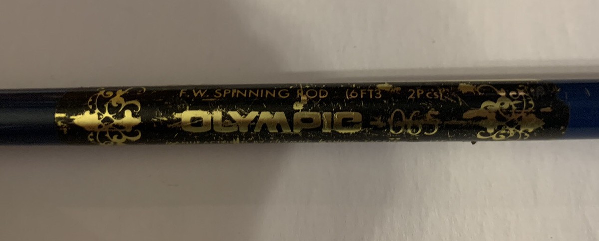 Vintage Olympic 065 F.W. Spinning Rod , 6' 3” Collectible