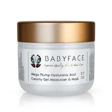 Babyface MEGA PLUMP Hyaluronic Acid Pressed Serum Hydrating WaterGel Moisturizer