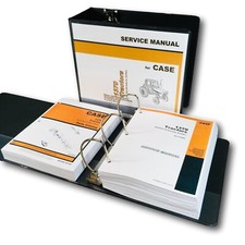 Case 1370 Tractor Service Repair Manual Parts Catalog Shop Set S/n 8727601-up