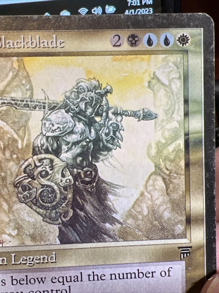 1x Dakkon Blackblade Legends Damaged English MTG Magic the Gathering x1 MKE - Image 4 of 4