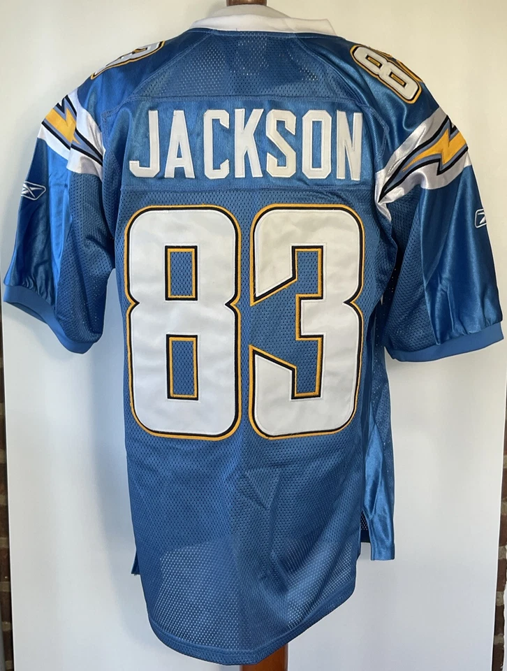 Camiseta cosida Reebok San Diego Chargers #83 Vincent Jackson talla 48 nueva con etiquetas Foto 3 de 4