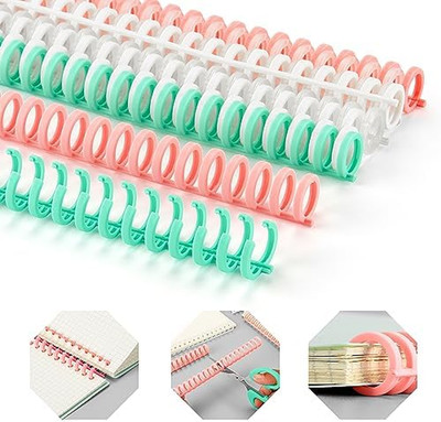 Comb Binding Spines Easy to Open Close Adding Pages for Binding Machine  1/2 ...