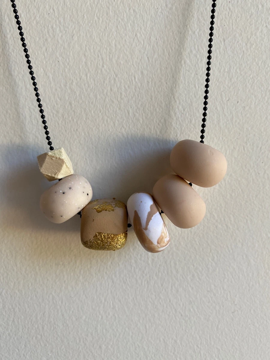 Necklace clay sale