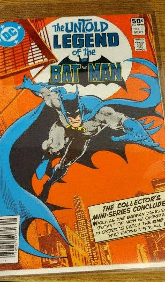 Vintage The Untold Legend of the Batman DC Comics Paperback Book 1982 Byrne
