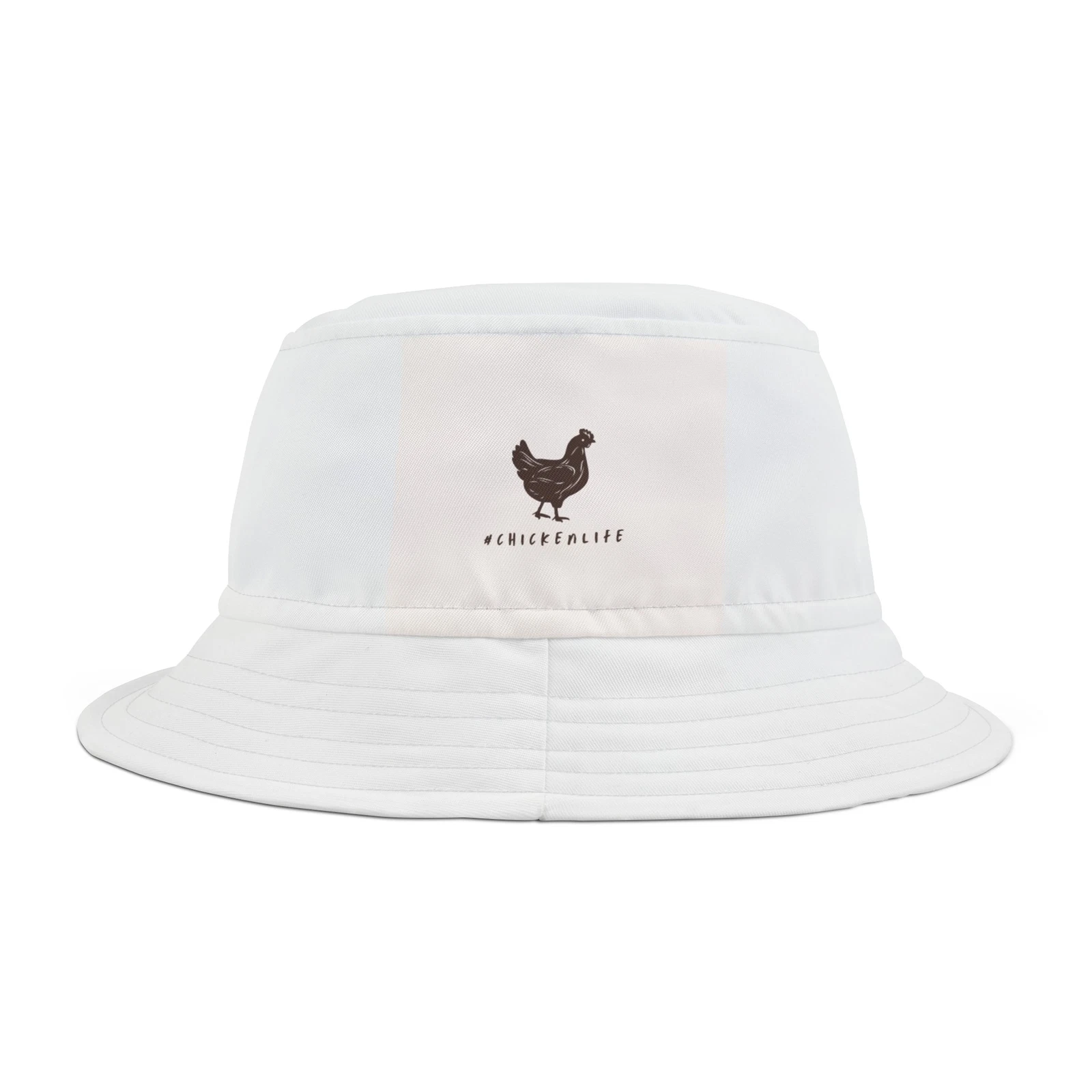 #chickenlife Unisex Bucket Hat Stylish Sun Protection 2 Sizes Made In USA