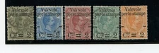 KMC4076-Italy #58-61 (I328) used #62 MH, O/P on Parcel Post Stamps, CV$113.50