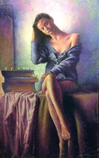 High Quality Oil Painting The woman Handpainted On Canvas Modern art wall Decor