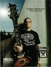 PRS Guitars Print Advert Mark Tremonti Alter Bridge Signature Model 2007