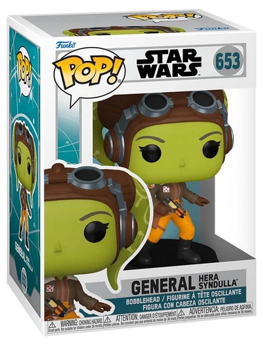 Star Wars Ahsoka Funko POP 653 General Hera Syndulla FAST SHIPPING
