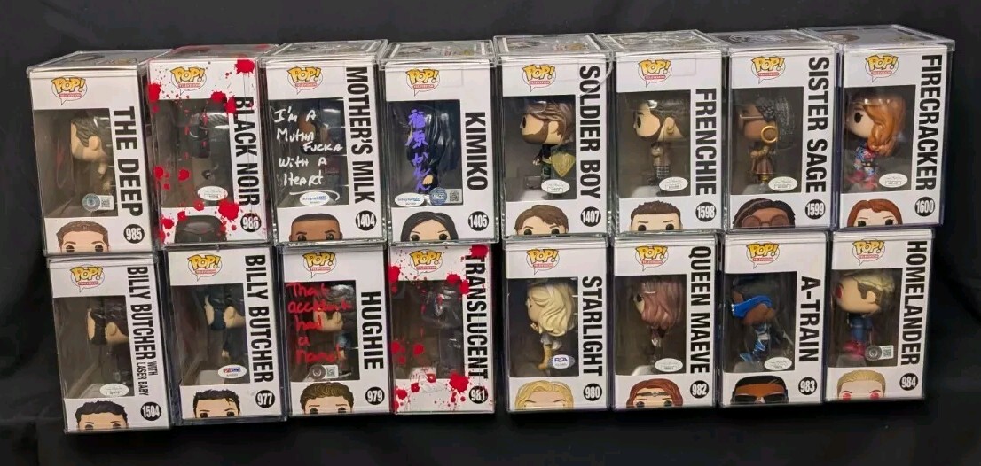 Funko Pop! Television: The Boys Lot Set of 16 Vinyl Figures
