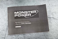 New Monster Power HTPS 7000 MKII Home Theater Power Source Owener's Guide