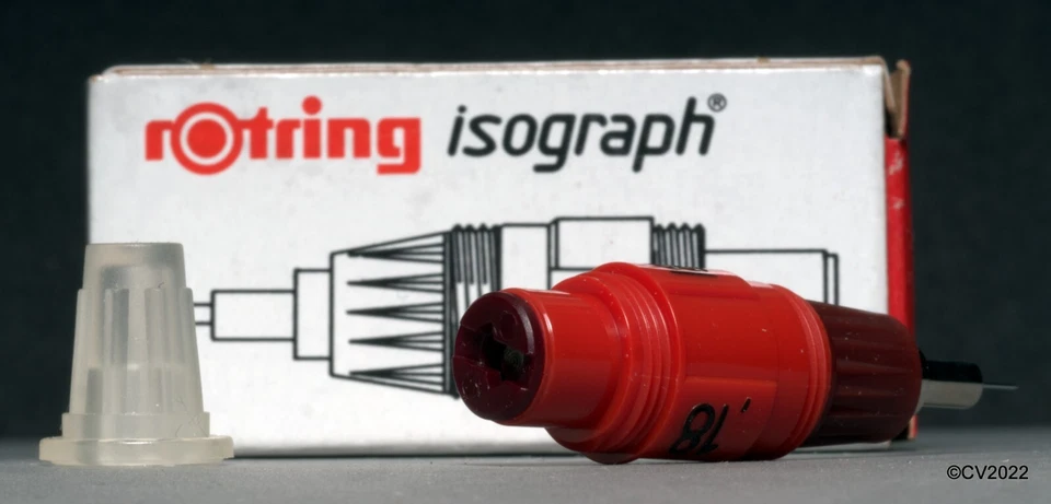 Rotring 751 018 isograph m 0,18 mm - Zeichenkegel / replacement nib - NOS  - Bild 2 von 2